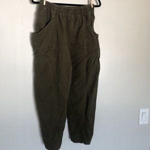Elizabeth Suzann Clyde Work Pant- Olive 8 short